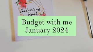 budget with me for January 2024  South African Cash budgeter [upl. by Macri]