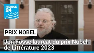 Lécrivain norvégien Jon Fosse lauréat du prix Nobel de Littérature 2023 • FRANCE 24 [upl. by Hteb]