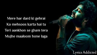 Saanson Ko jeene Ka Ishara Mil Gaya Full Song with Lyrics Arijit Singh Zid [upl. by Marozik]