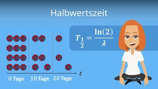 Halbwertszeit berechnen  einfach erklärt [upl. by Darees]