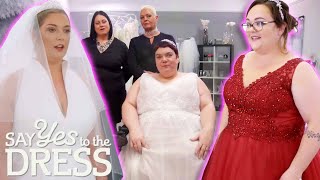 TRYING JJS HOUSE PLUS SIZE WEDDING DRESSES HAUL  Dresses UNDER 300 and big body friendly [upl. by Erbua653]