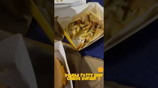 ASMR MUKBANG CHEESEBURGER FRIES BUBBLE TEA [upl. by Airetak633]