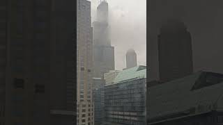 Sears tower hide n seek with clouds [upl. by Ysset]