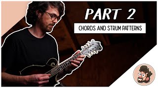 Beginner Chords and Strum Patterns  Beginner Mandolin Lesson Series Part 2 [upl. by Laurella]