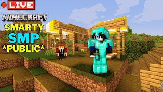 Minecraft Live  Playing Public SMP With Subs  shorts viral live manhunt [upl. by Alica]