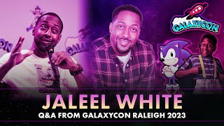 Jaleel White QampA  GalaxyCon Raleigh 2023 [upl. by Annahsal575]