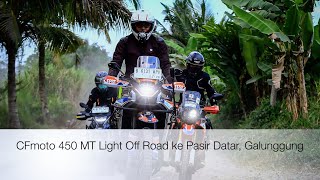 CFmoto 450 MT Light Offroad ke Pasir Datar [upl. by Dyun528]