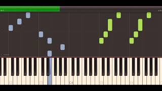 Vasija de Barro Synthesia Piano Tutorial [upl. by Anaujd911]