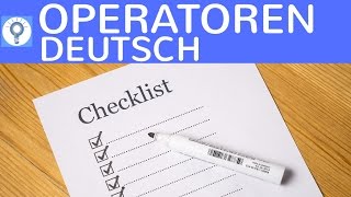 Operatoren für Deutsch Oberstufe amp Abitur  Die solltest du kennen Einfach erklärt [upl. by Aiuqal825]