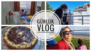 GUNLUK VLOG  YEMEK  MUZLU KEK TEMIZLIK BEBEK ODASI DUZENI DEGISIMI âœ…ï¸ [upl. by Edana243]