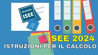 ISEE 2024 ISTRUZIONI PER IL CALCOLO isee2024 inps [upl. by Methuselah402]