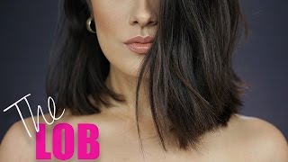 How to Style a Lob  Short quotEdgyquot Hair  Melissa Alatorre [upl. by Myrtia]