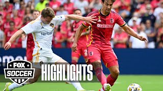 Saint Louis City SC vs LA Galaxy Highlights  FOX Soccer [upl. by Harriett]