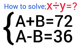 A Nice Simultaneous Equations [upl. by Knutson]