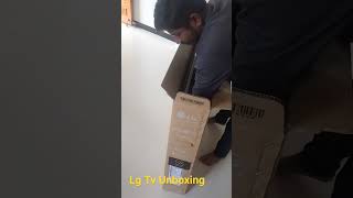 Lg tv 55 inch 4k Unboxing tv unbixing lg newsupdate reels shorts video likeforlikes like [upl. by Scharaga]