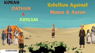 Israelites Rebellion against Moses And Aaron  Animated Bible Stories [upl. by Eiramlehcar736]