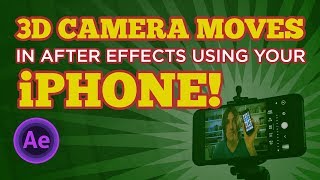 Add real camera movement in After Effects using your phone [upl. by Atteloj]