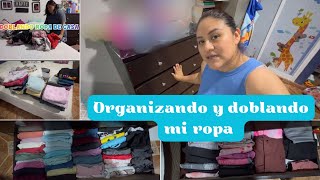 ORGANIZANDO Y DOBLANDO ROPA  depuración extrema 👚👖👗🧦🧥suscribete amadecasa ropa organizandoropa [upl. by Oyr552]