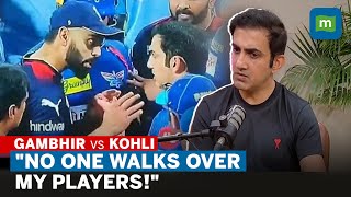 Gautam Gambhir Breaks Silence On Spat With Virat Kohli During RCB Vs LSG IPL 2023 Match [upl. by Kirsteni]