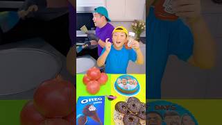 Mrbeast amp IShowSpeed cake ice cream challenge🍨ishowspeed lexirivera funny by Ethan Funny Family [upl. by Krischer]