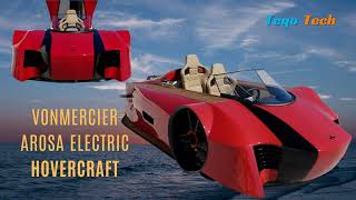 Electric Hovercraft  Arosa by Vonmercier with Sporty design amp Low noise operation [upl. by Akibma]