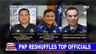 PNP reshuffles top officials [upl. by Wolff]