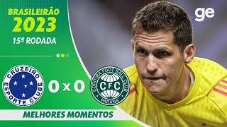 CRUZEIRO 0 X 0 CORITIBA  MELHORES MOMENTOS  15ª RODADA BRASILEIRÃO 2023  geglobo [upl. by Daisey]