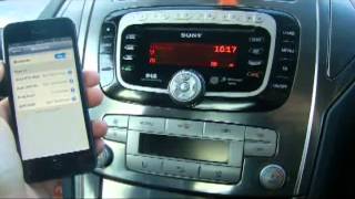 How to pair mobile phone via Bluetooth to Ford Mondeo with Sony Entertainment System [upl. by Hax]