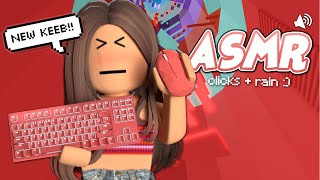 ROBLOX Tower of Hell but its KEYBOARD ASMR VERY RELAXING [upl. by Anivas110]