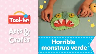 ¿Cómo hacer el Horrible Monstruo Verde  Arts amp Crafts  Contigo en casa  Toolbe [upl. by Ladnik]