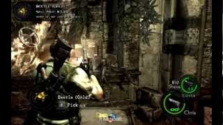 Chapter 42 Worship Area BSAA Emblems Treasures amp Weapons Resident Evil 5 [upl. by Dweck688]