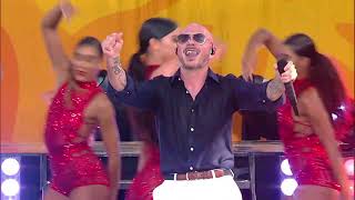 Pitbull performs Fireball on Good Morning America [upl. by Lirva171]