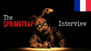 sfm interview with springtrap french fandub and sub [upl. by Tenej564]