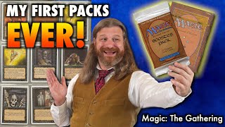 Opening The First Magic The Gathering Packs I Ever Bought [upl. by Ylrebmyk]