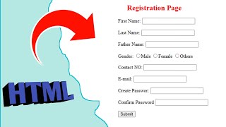 Simple Registration Page Design In HTML CSS  Registration Page Kese Bnate he  Satya Gyan A4 [upl. by Elad]