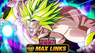 SEEMS TERRIBLE LEVEL 10 LINKS 100 EZA INT LSSJ BROLY DBZ Dokkan Battle [upl. by Nereil903]