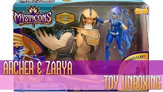 MYSTICONS TOY UNBOXING  Archer amp Zarya  Royal Griffin amp Mysticon Ranger [upl. by Kung]