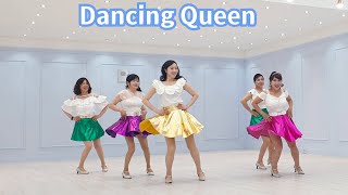 Dancing Queen Line Dance 댄싱 퀸 초급 라인댄스 [upl. by Nylemaj]