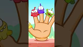 Om Nom Five Little Fingers Song nurseryrhymes kidssong shorts hooplakidz [upl. by Kayle]