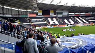 Feyenoord Fans at the Hull  Liverpool friendly 23072011 [upl. by Vivia133]