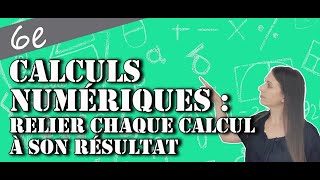 Relier chaque calcul à son résultat [upl. by Anar]