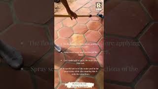 How to Apply Sealer to Terracotta Tile Floors from Rustico Tile  Topcoat Sealer for Saltillo Tiles [upl. by Dunning]