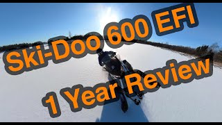 2021 SkiDoo Expedition Sport 600EFI 1 year review [upl. by Eislek]