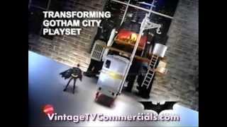 Batman Begins  Transforming Gotham City Set  Batmobile  Toy Commercial  Mattel [upl. by Arinaid732]