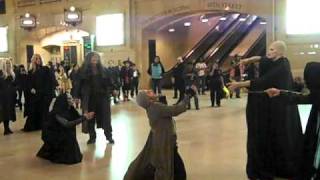 VOLDEMORT amp DEATH EATERS TAKE OVER GRAND CENTRAL [upl. by Vandyke]