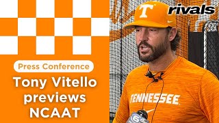 Tony Vitello previews Tennessee baseballs NCAA Tournament run [upl. by Tice]