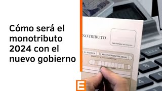 Cómo será el monotributo 2024 con el nuevo gobierno [upl. by Jaunita]