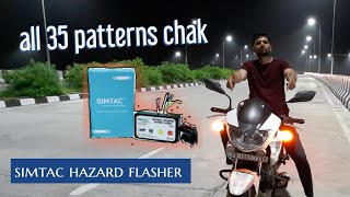 All patterns chak Hazard module install in TVS Apache  Universal simtac multi mode hazard flasher [upl. by Jaimie]