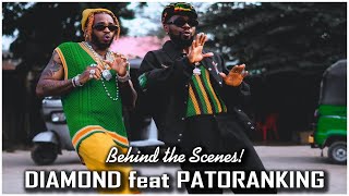 Patoranking  Kolo Kolo Feat Diamond Platnumz music Video  Behind the Scenes [upl. by Yelloh]