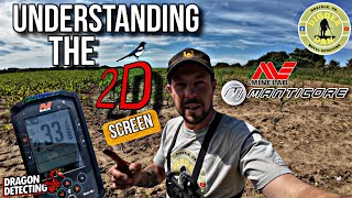 Minelab Manticore 2D Screen  Understanding The 2D Screen  M9 Coil  Metal Detecting UK  minelab [upl. by Allenad]